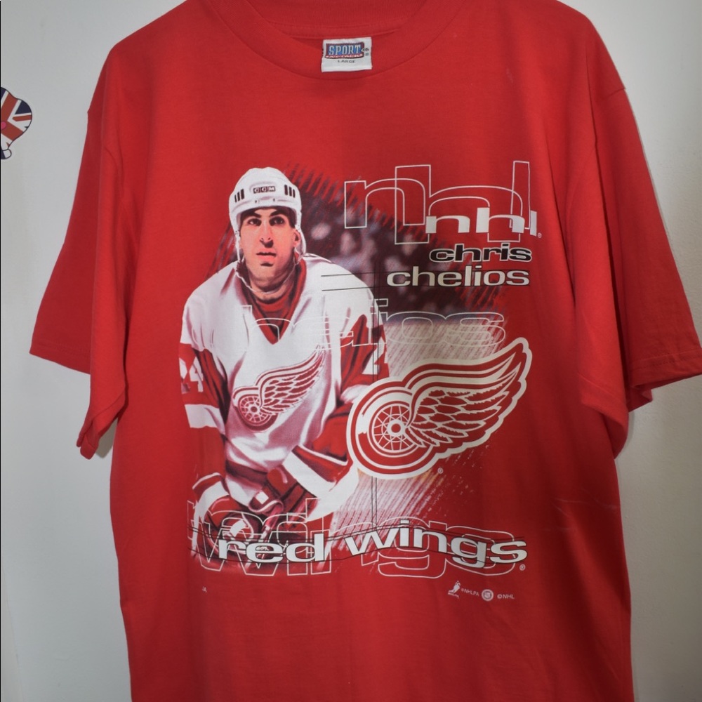 2002 Detroit Red Wing Chris Chelios Shirt NHL